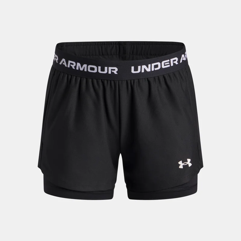 اندر ارمر Kids' UA Tech Play Up 2-In-1 Training Shorts